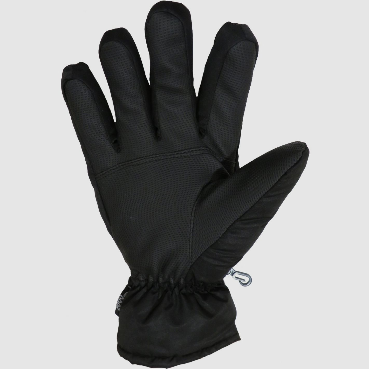 Brugi Taffetà Zwarte Gevoerde Winterhandschoenen, afbeelding 2 van 2