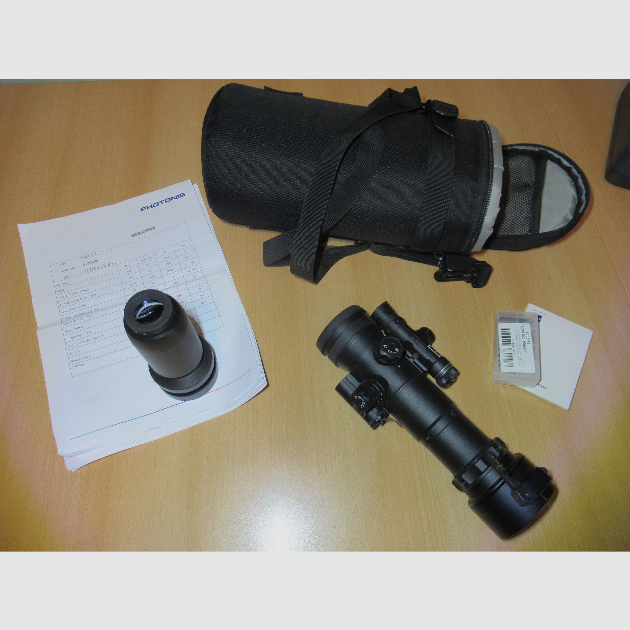 Urządzenie do nocnego widzenia LYNX 1x53 z rurką Photonis i laserem IR !! SUPER !!!