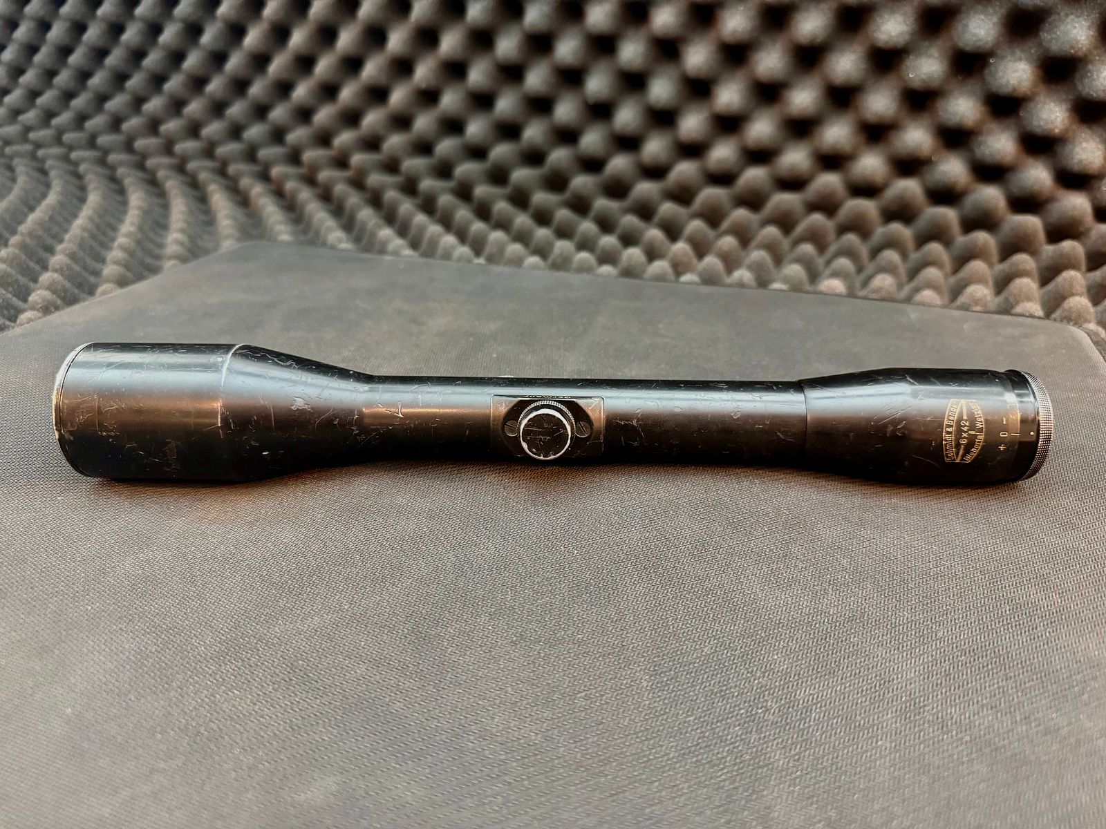 Schmidt & Bender, 6x42, Außenschiene, Höhenverstellung, SEM Oberteile, Absehen 1