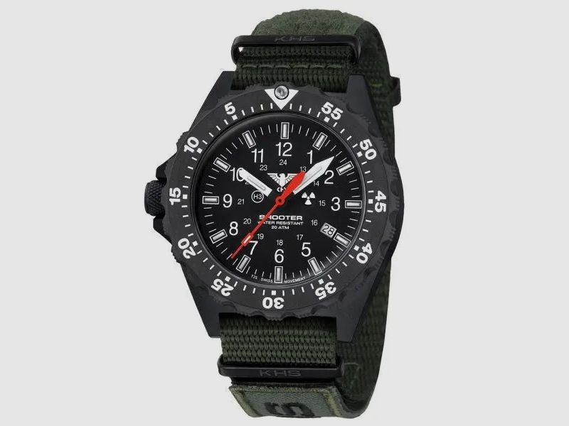 KHS KHS Uhr Shooter MKII Field Natoband XTAC oliv