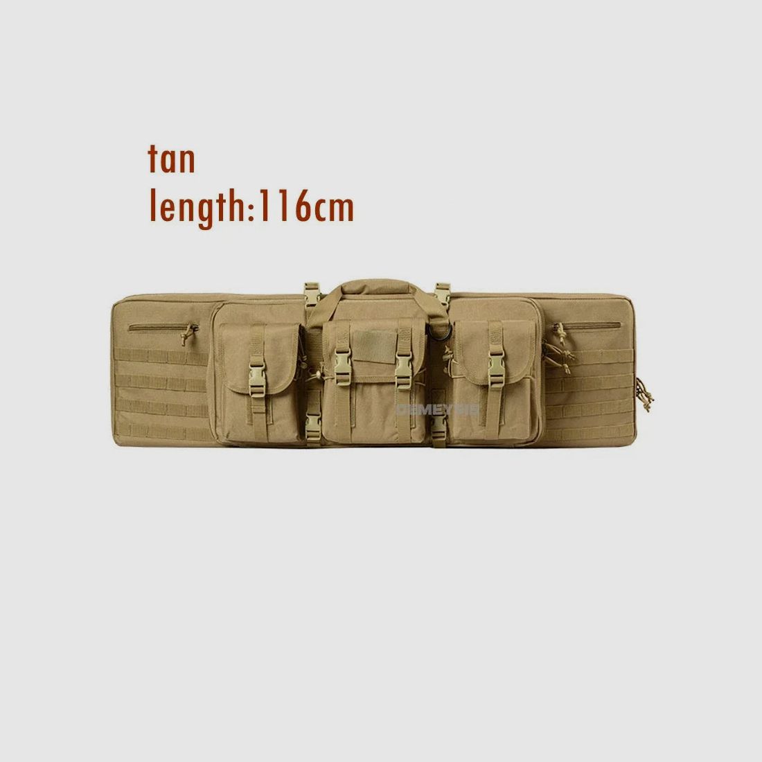 Taktische MOLLE-Waffentasche für 2 Gewehre – 600D Oxford – Rucksack & Tasche – 95 cm / 116 cm – Airsoft, Jagd, Schießsport