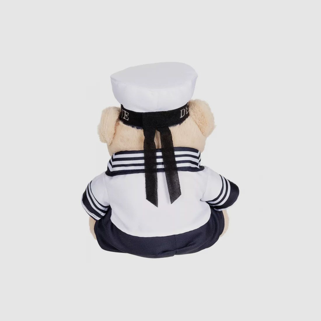 Teddy bear with suit and hat, navy, approx. 28 cm tall