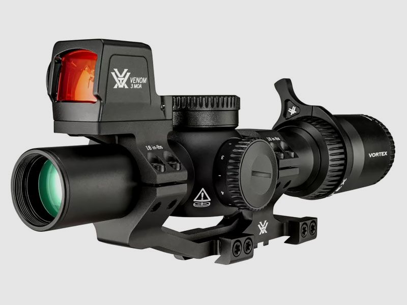 VORTEX Venom 1-6x24 SFP + Sport Cantilever + VENOM 3MOA w ZESTAWIE