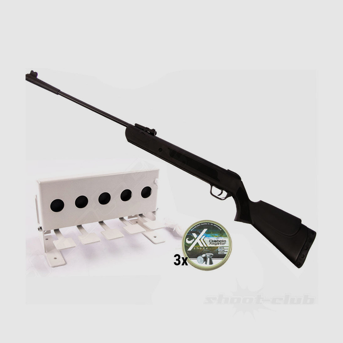 First Strike First Strike Bearhunter Gewehr 4,5 mm Biathlon Set