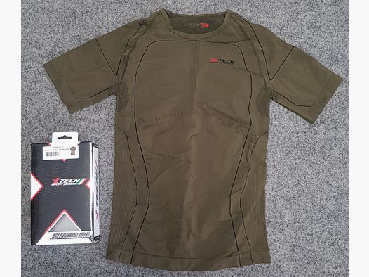 X TECH T-SHIRT PREDATOR 3 KURZARM GRÜN