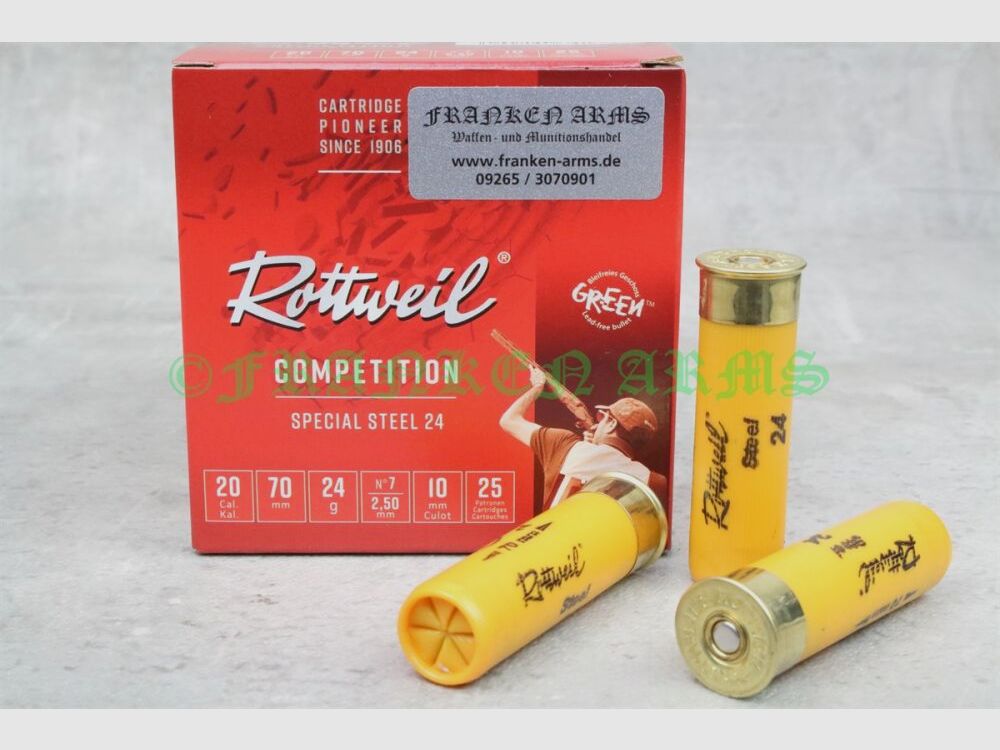 Rottweil Special Steel 20/70 2,5mm 25Stück Staffelpreise