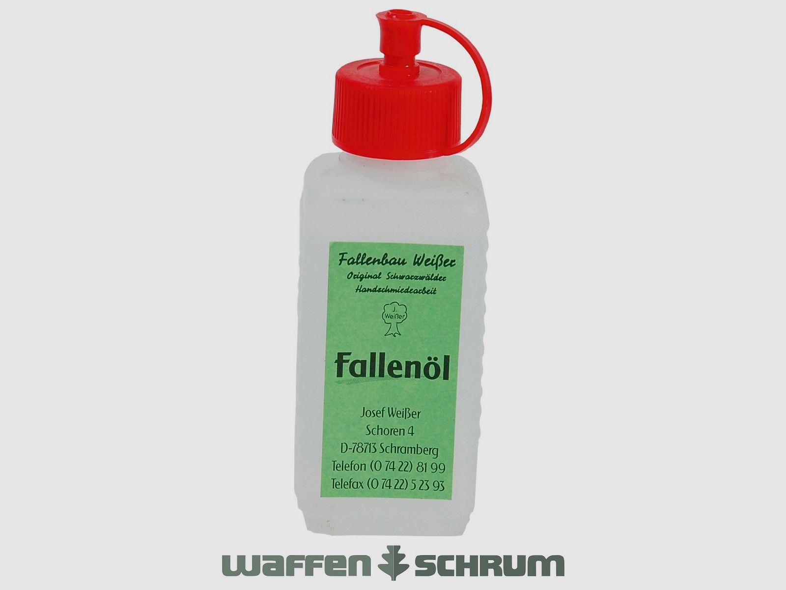 White trap oil for fallen construction, odorless