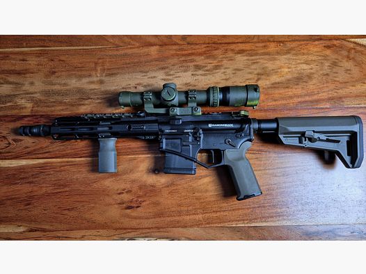 AR15 Diamondback DB15 300 AAC Blackout 10" Magpul OD green Tuningwaffe