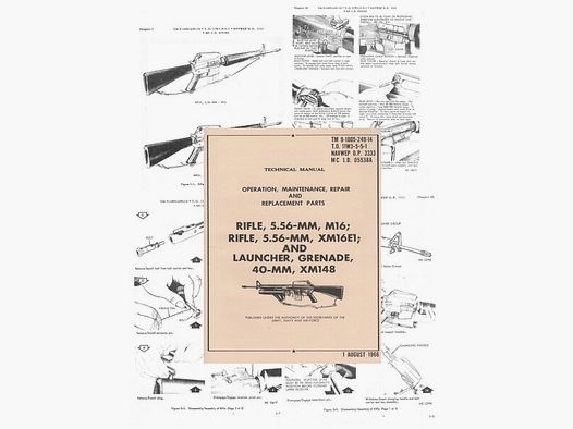 Nachdruck Technisches Handbuch für das US-Stumrgewehr M16