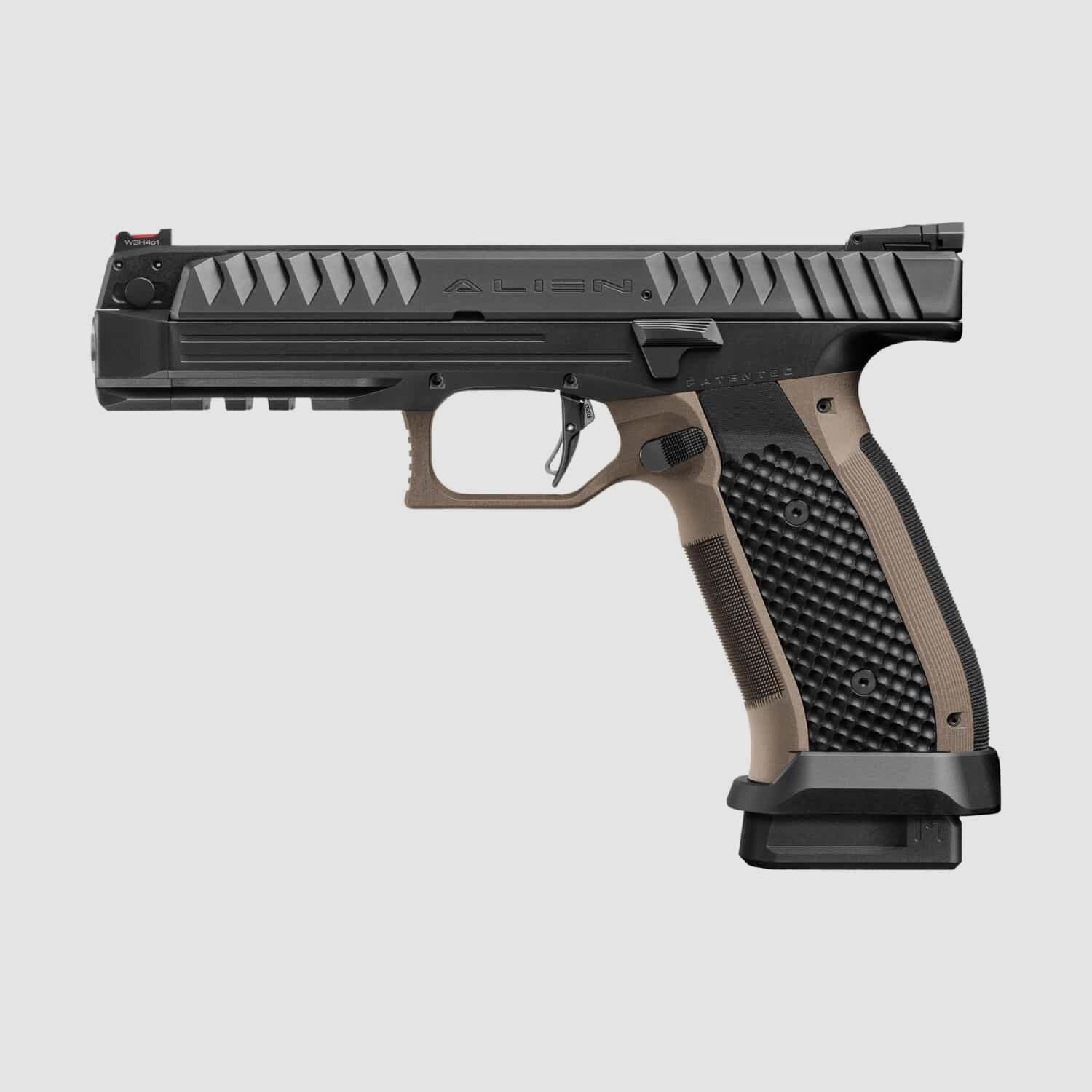 Pistolet Laugo Arms Alien Full Kit Noir/Vert Canon Fileté – 9 mm Para, image 2 sur 3