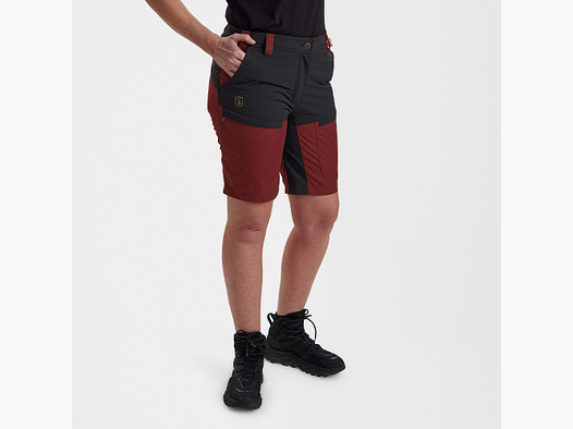 Deerhunter Lady Ann Shorts Oxblood Red 36