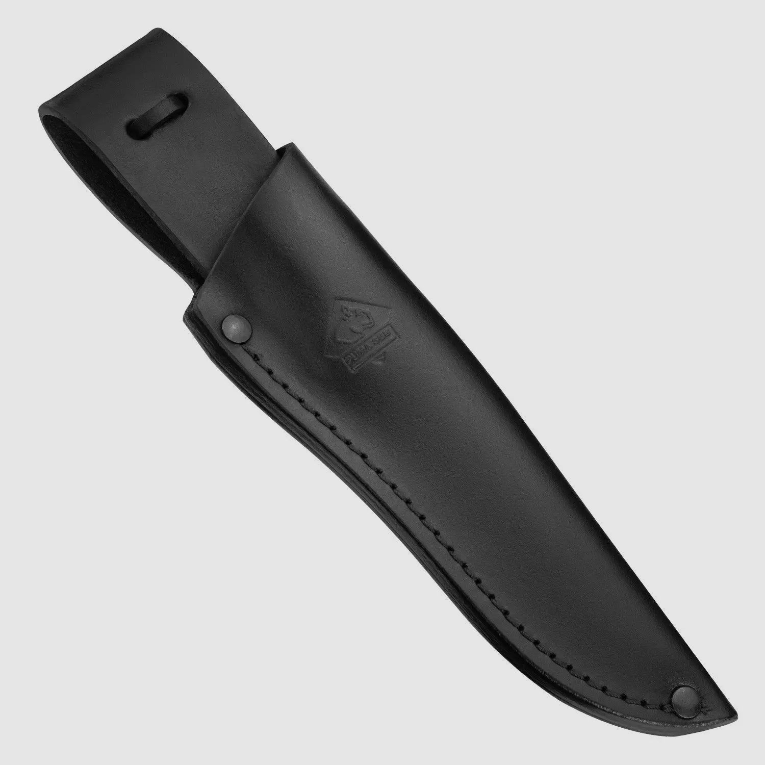 Black leather sheath for PUMA SGB Wildcat and SGB Hunters Friend