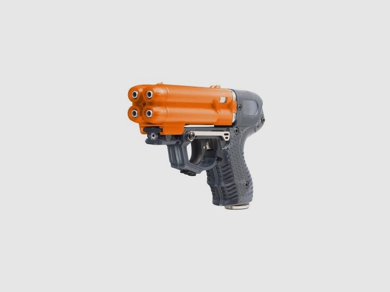 Jet Protector JPX6 Pfefferpistole 4 Schuss + Laserzielhilfe zur Tierabwehr