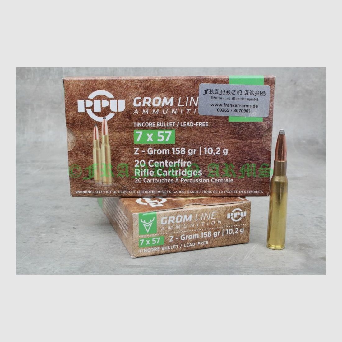 PPU Z-GROM 7x57 158gr. 10,2g 20 Stück Staffelpreise