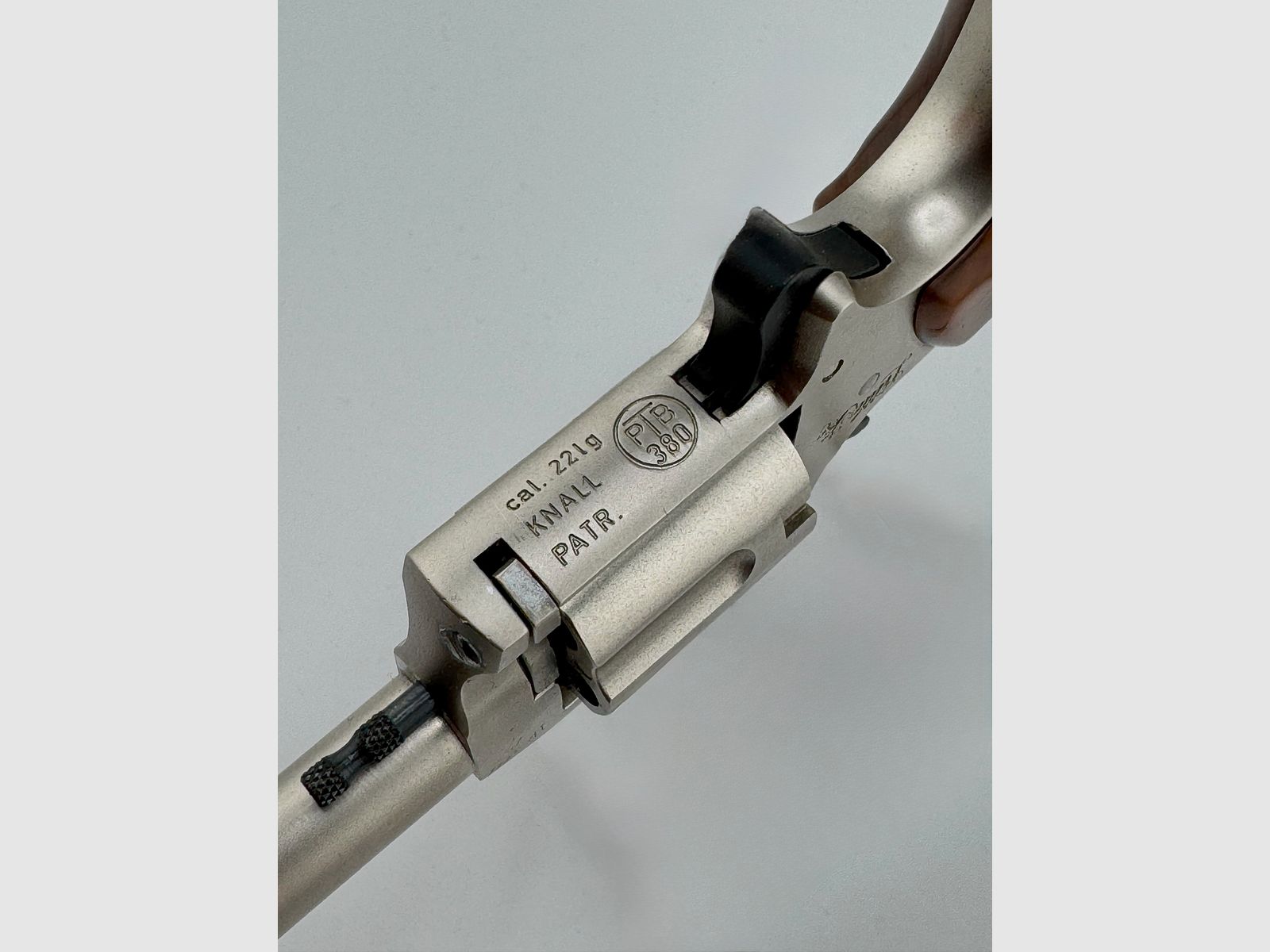 Röhm Little Joe nickel-plated / PTB 380 / Cal. 22 long bang