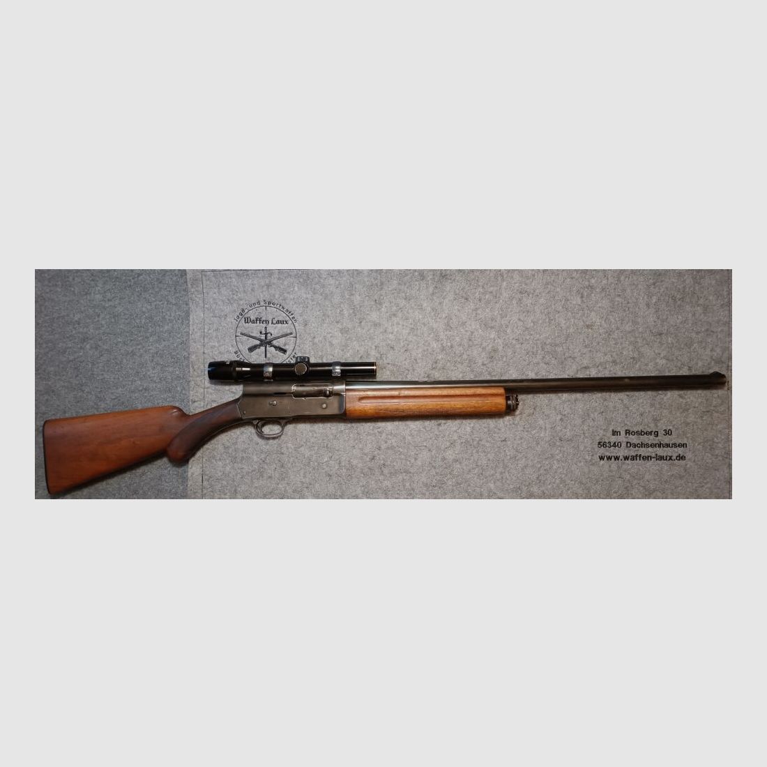 FN Herstal Browning Auto 5 avec lunette Waldläufer 4x20 chasse