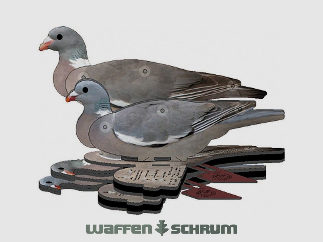 Pack de 6 canards leurres FUD de la National Rifle Association