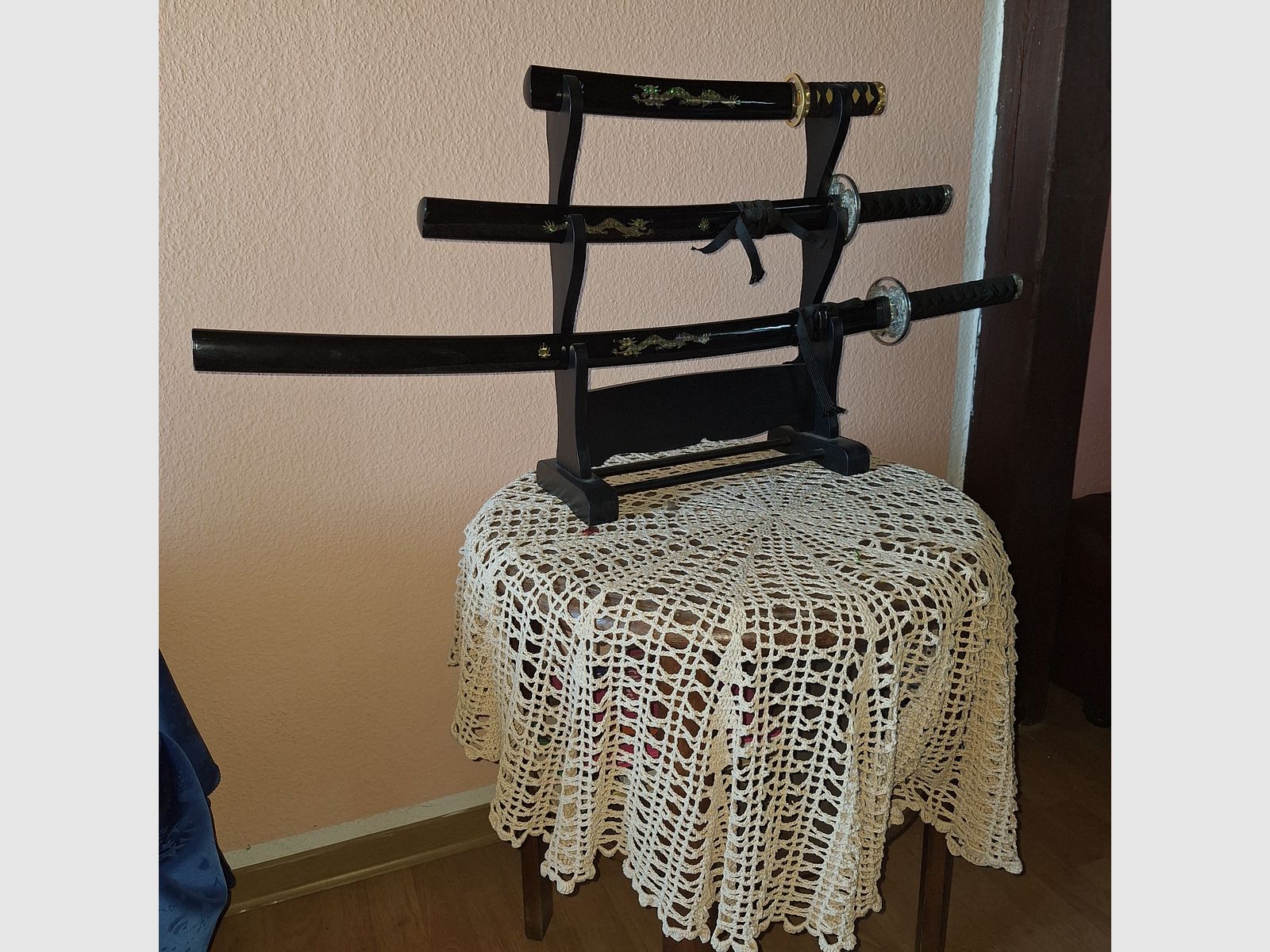 Samurai Zwaarden 3-delige Set met Stand
