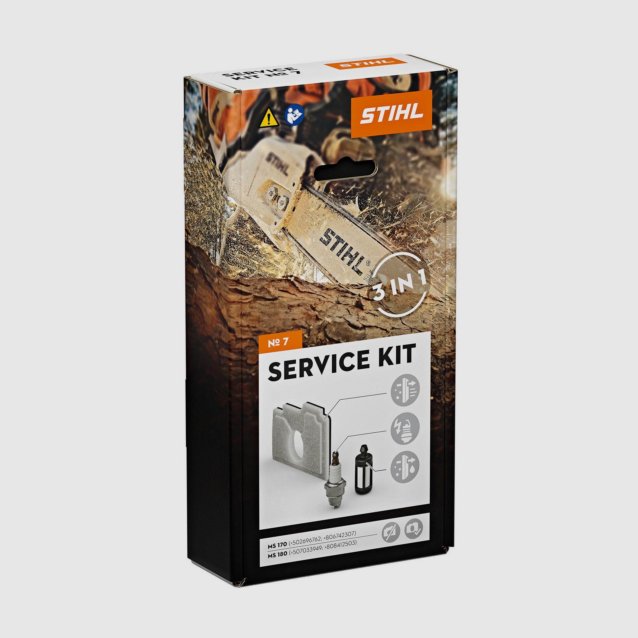 Stihl service kit for chainsaws