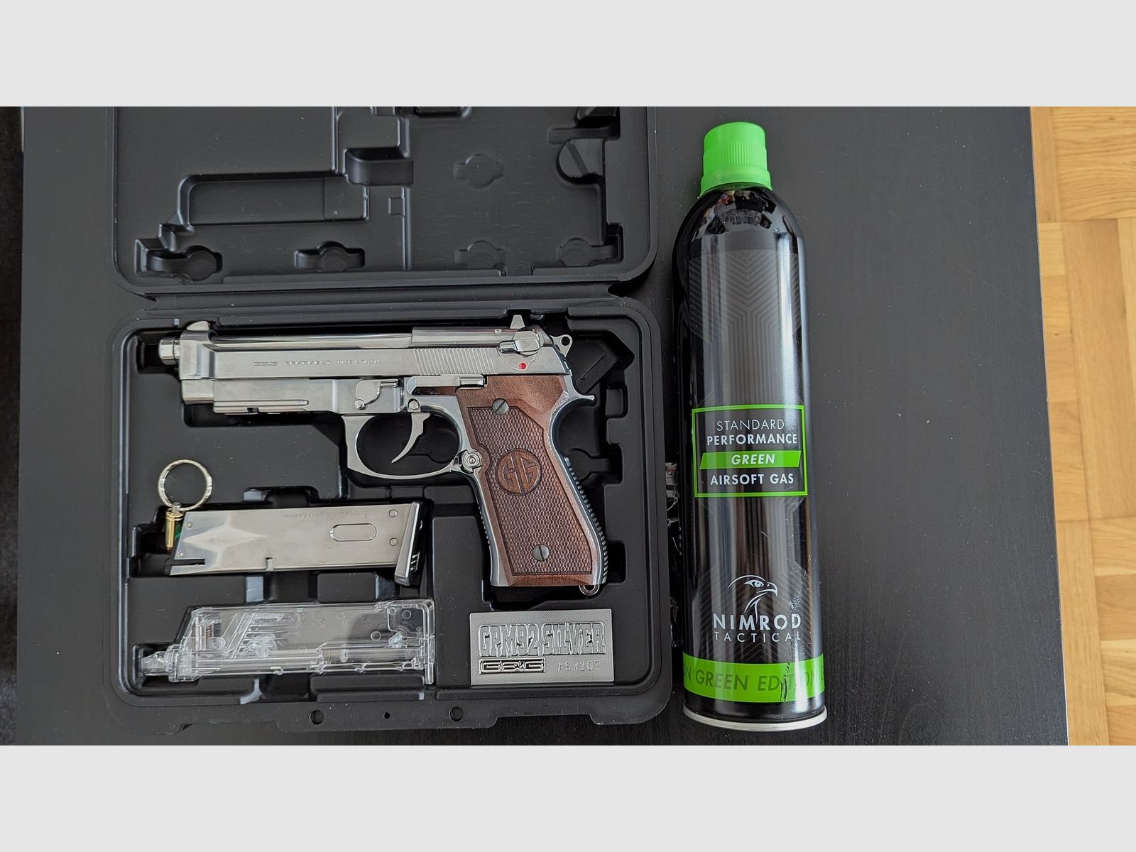 Beretta GPM92 GP2 Metal Version GBB Limited Edition Silver