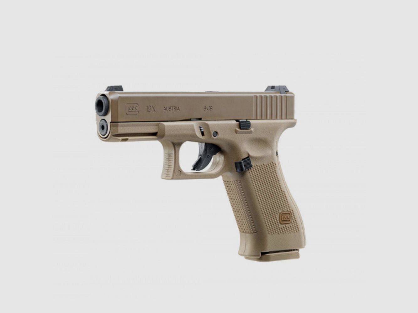 Umarex Glock 19X Airsoft GBB Pistole ab 18 - Tan