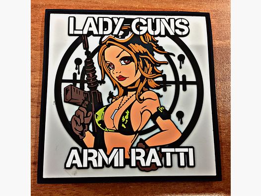 Lady Guns – ArmiRatti Patch aus PVC