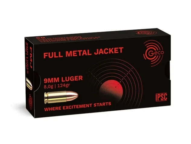 Geco 9mm Luger FMJ 124gr