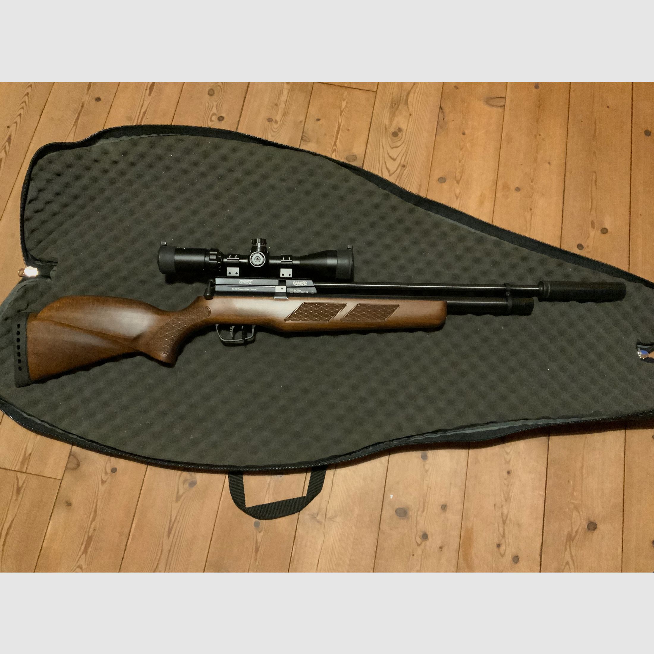 Gamo Coyote Wood PCP carabina de aire comprimido Huma Air