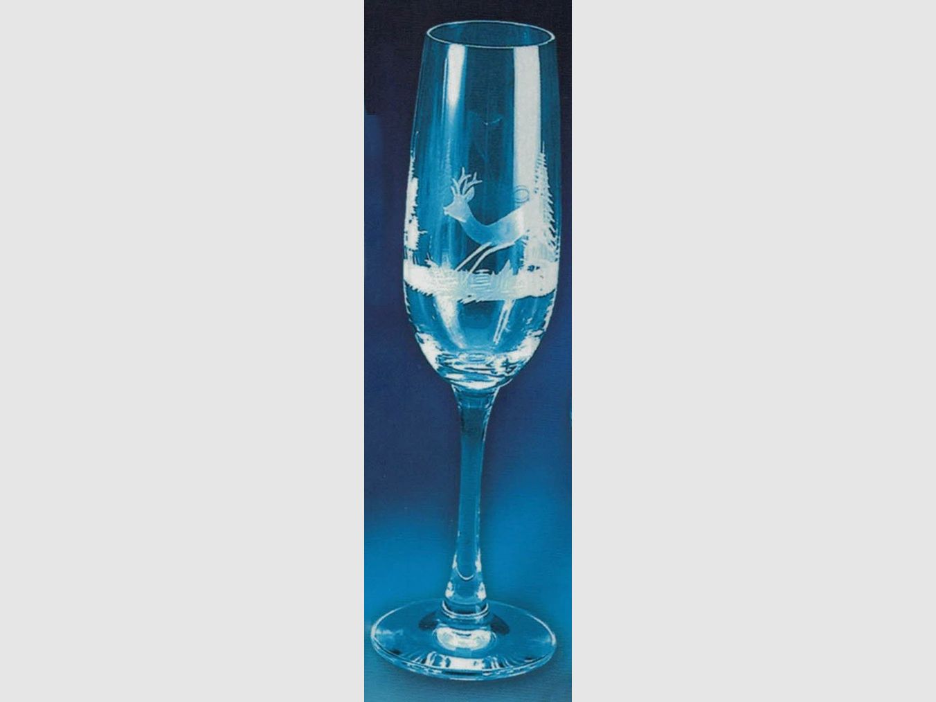 spiegelau champagne glas met jachtmotief