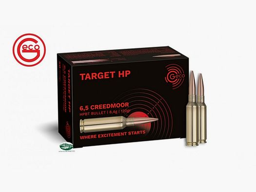 GECO munizioni cal.6,5 CREEDMOOR TARGET HP- 130GR 2420105