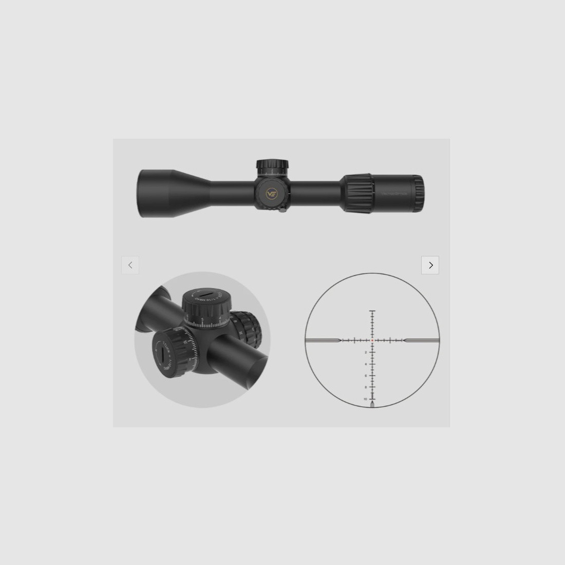 Vector Optics SCFF-64 Taurus Zielfernrohr 3-18x50 FFP GenII - Montage für 21mm Picatinny/Weaver