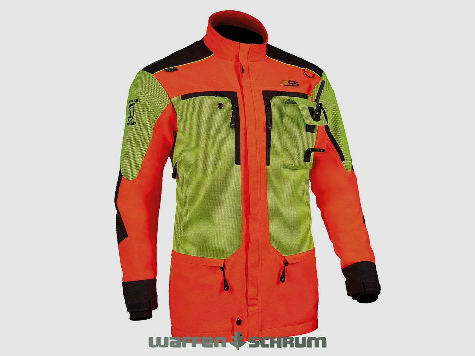 Chaqueta de protección para el campo X-Treme Amarillo/ Rojo neón
