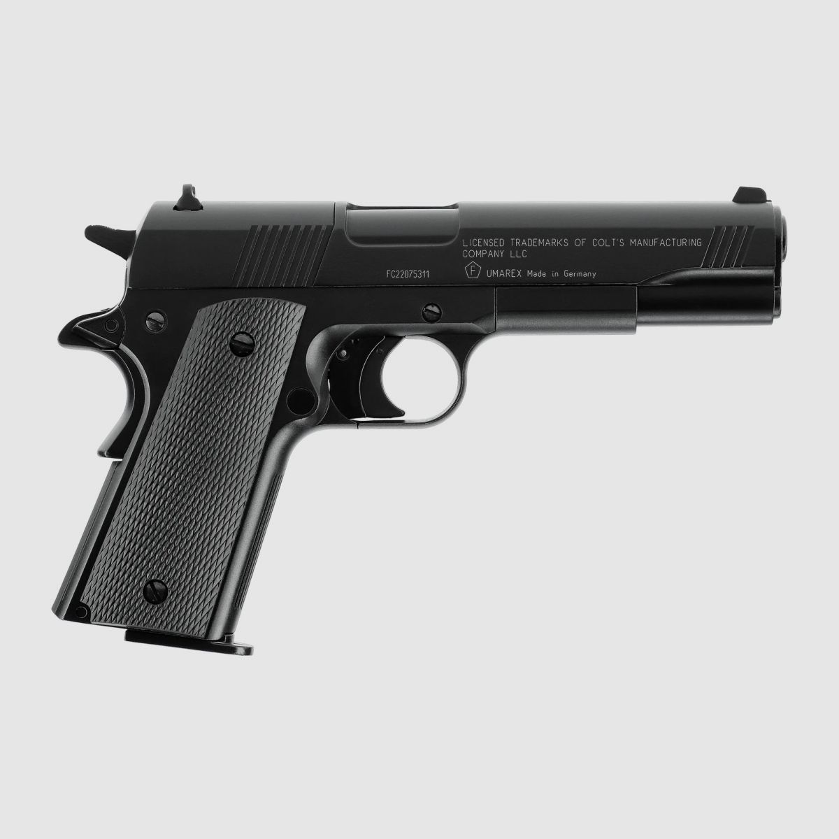COLT Government 1911 A1 CO2 Luftpistole 4,5mm Diabolo < 3,0 J Schwarz
