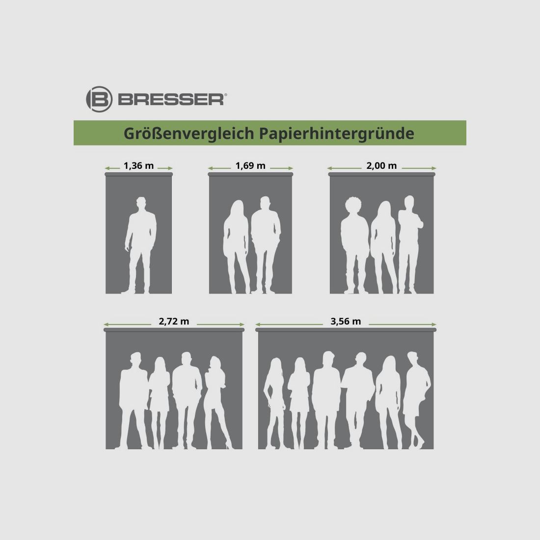 BRESSER SBP24 Papierhintergrund 2,72 x 11m lila Blumen, Bild 3 von 7