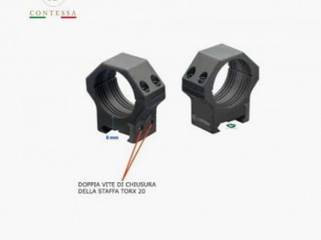 CONTESSA Ringe Durchmesser 30mm H 8mm Aluminium