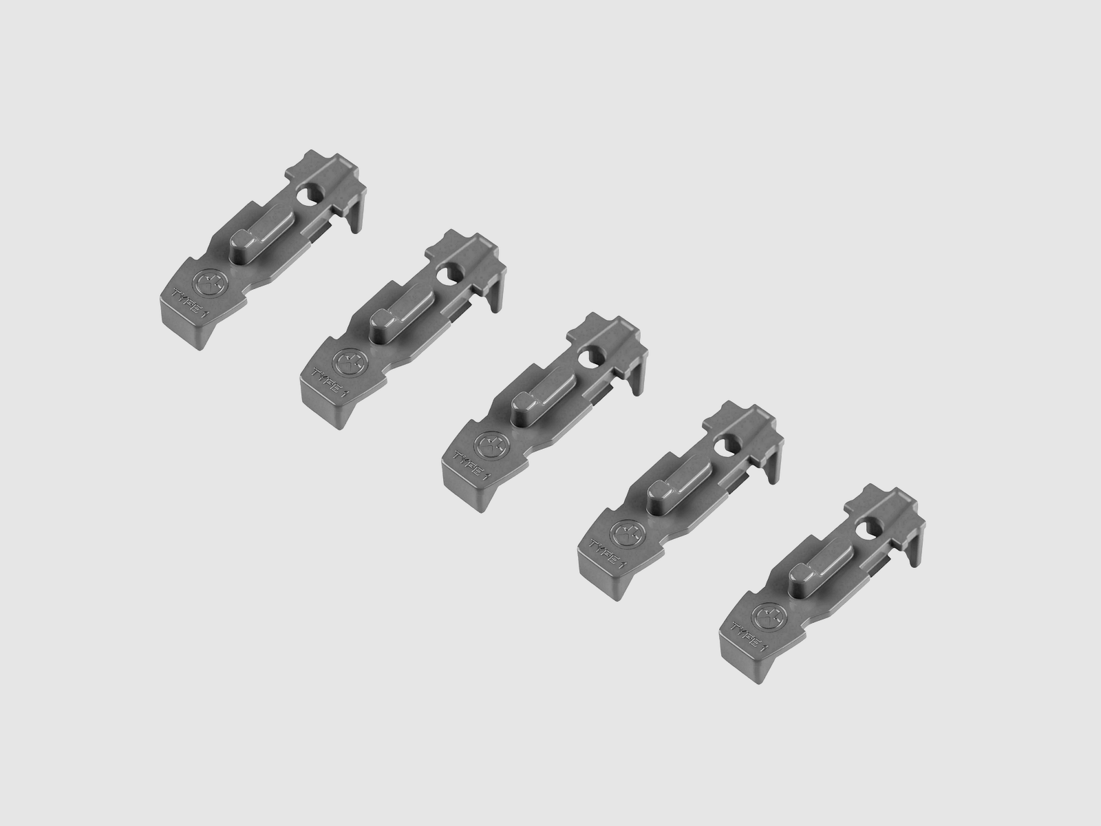 Placa de bloqueo táctil PMAG AR/M4 GEN M3, 5 unidades, Stealth Gray Type 1, MAG803 - Magpul