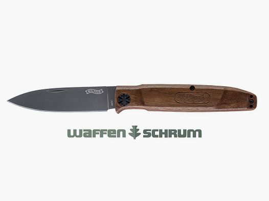 Couteau pliant Walther en bois bleu