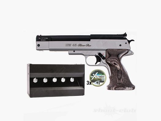 Weihrauch HW 45 Silver Star Plinking Set 4,5 mm Diabolos