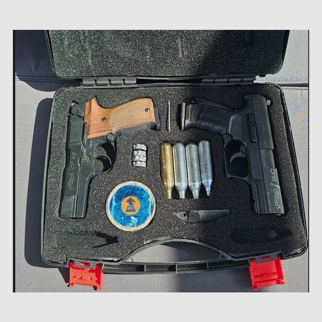 Walther CP88 + Walther CP99  im Koffer