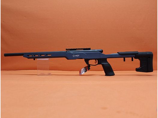 Savage	 Rep.Büchse .22lr Savage B22 Precision Titanium Blue MDT Chassis 18" Lauf/ Gewinde 1/2-28