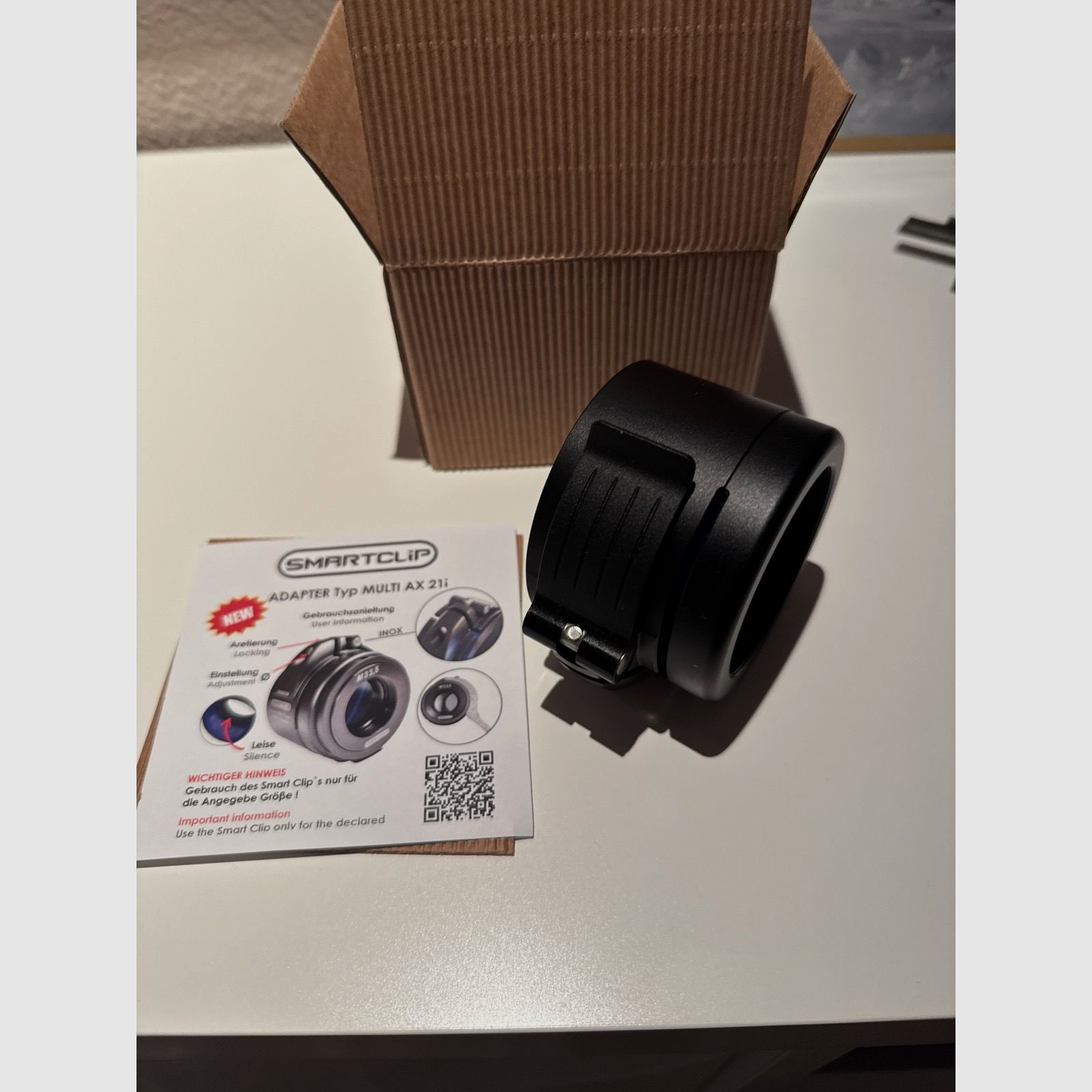 Smartclip AS D62 adaptateur de serrage 56mm lunette de visée