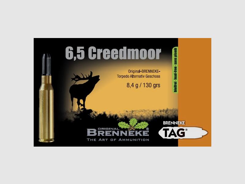 BRENNEKE 6,5 Creedmoor TAG 8,4g/130gr
