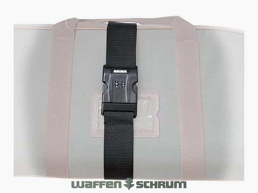 AKAH safety strap for cases black with combination lock