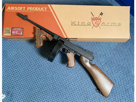 +++++ King Arms Thompson M1928 Chicago Vollmetall S-AEG 6mm BB +++++