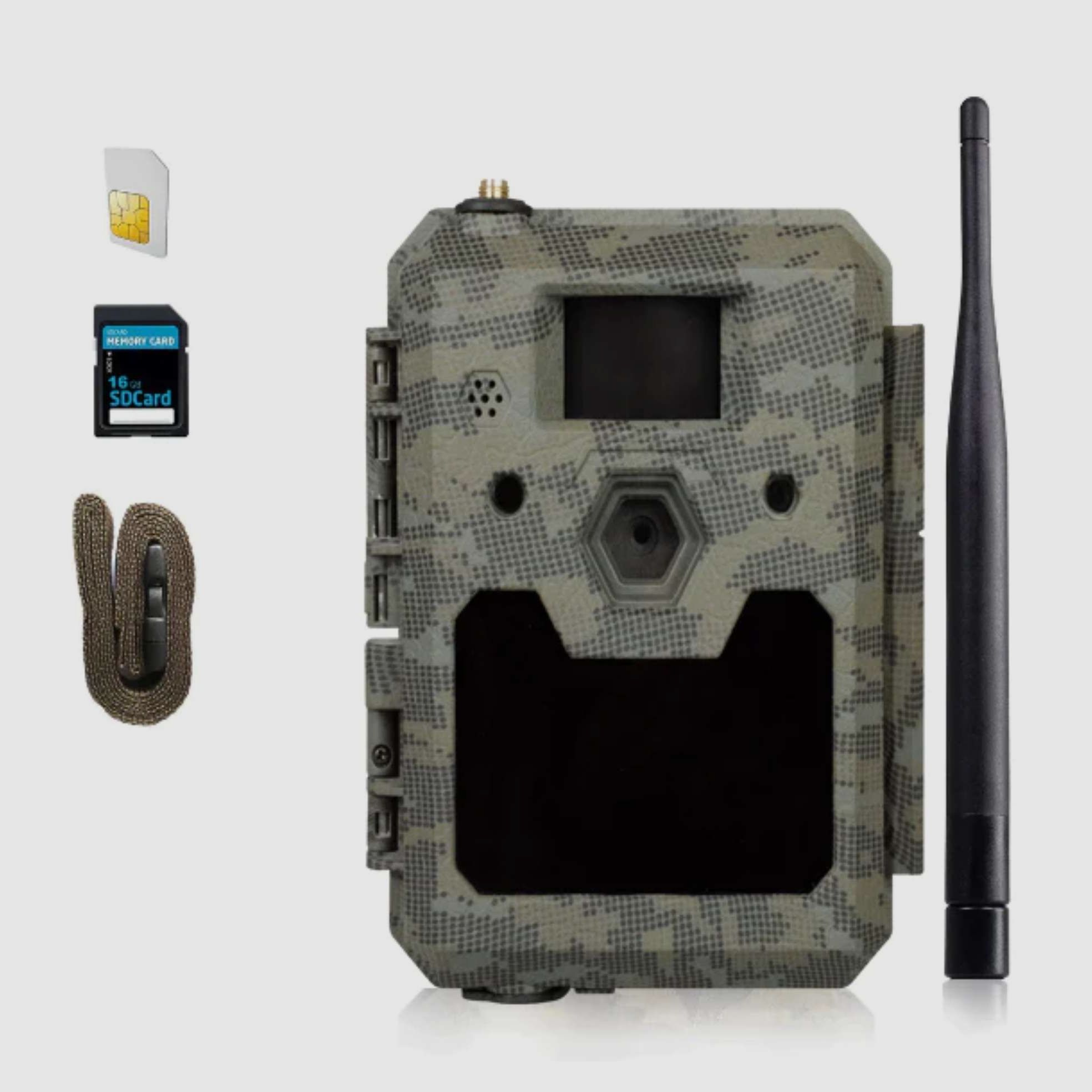 Caméra de chasse ICU Clom CAM5 4G LTE incl. 2000 pièces