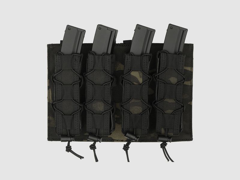 MOLLE Speed Quad MP5/SMG Magazine Pouch - MB [8FIELDS]