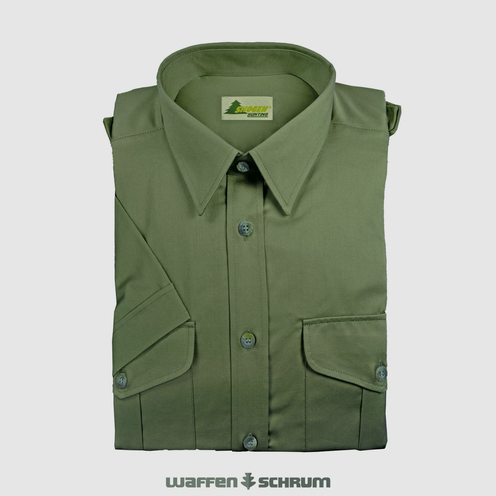 Skogen Shirt 1/2 Sleeve Green