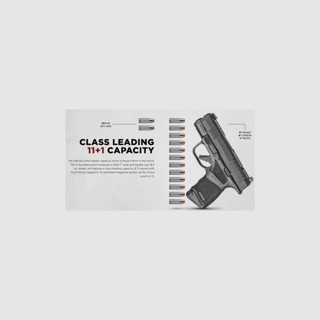 Springfield Armory Hellcat Micro Compact OSP Stainless 9x19, Bild 3 von 5