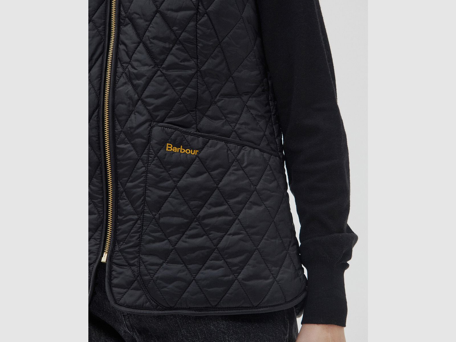 Barbour Fleeceweste schwarz