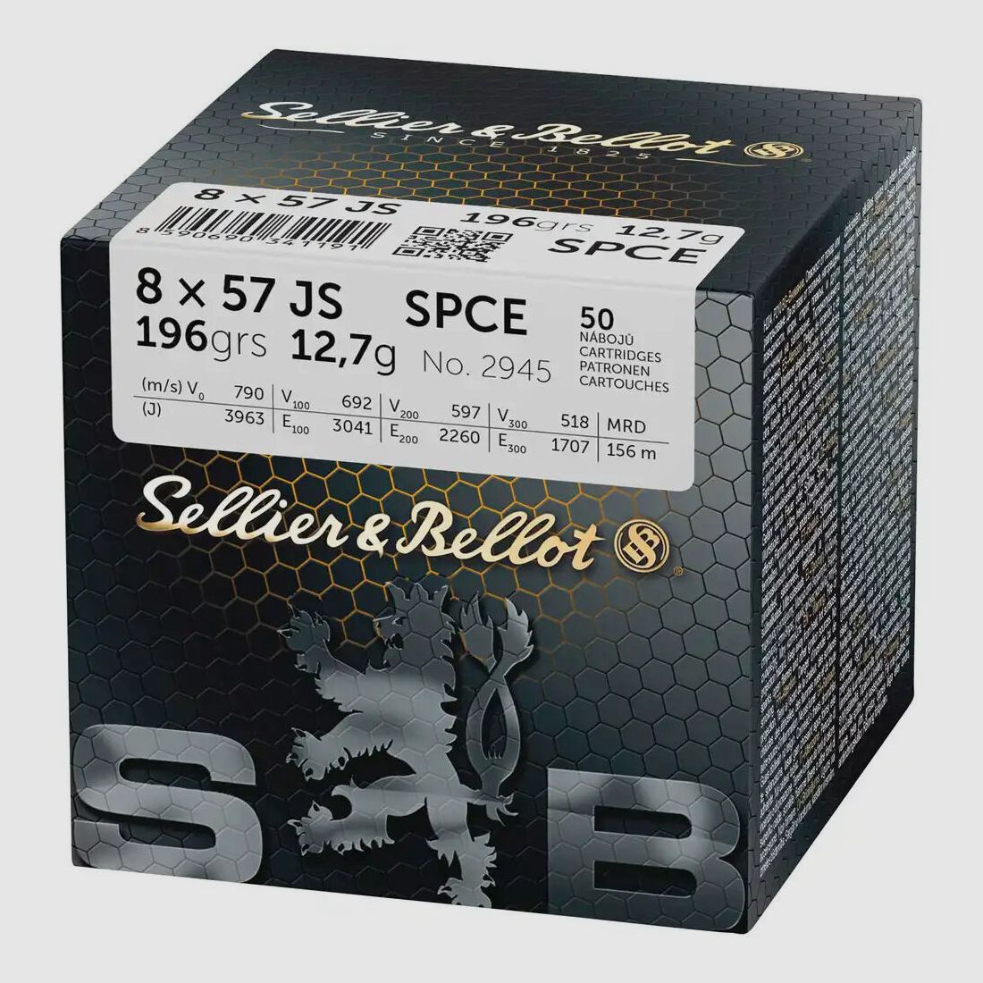 Sellier&Bellot SPCE 12,7g/196grs à50 8x57 JS